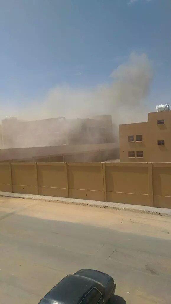 مقذوف حوثي يستهدف مدرسة بنجران