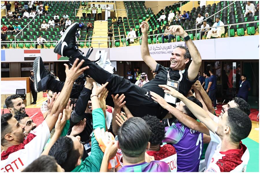 رسميًا.. المنتخب المغربي يتوّج بطلاً لكأس العرب لكرة الصالات