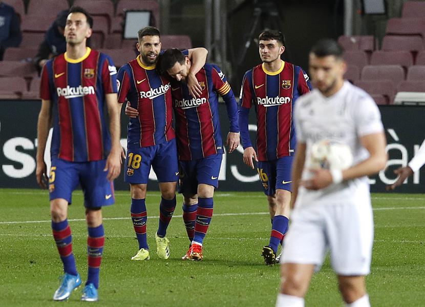 برشلونة وهويسكا