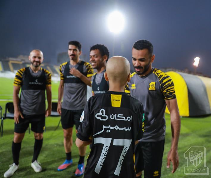 الاتحاد يستقبل مُحارب السرطان سمير بخاري