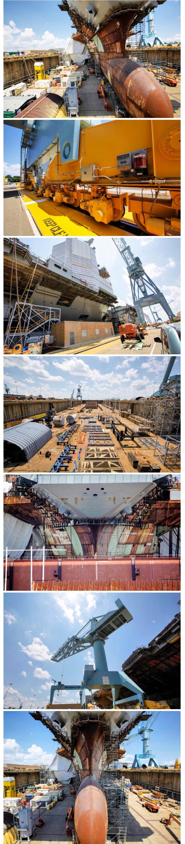 البحرية الأمريكية تكشف عن أحدث حاملة طائرات