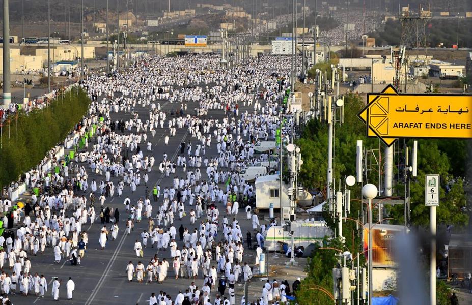 ضيوف الرحمن في مشعر عرفة
