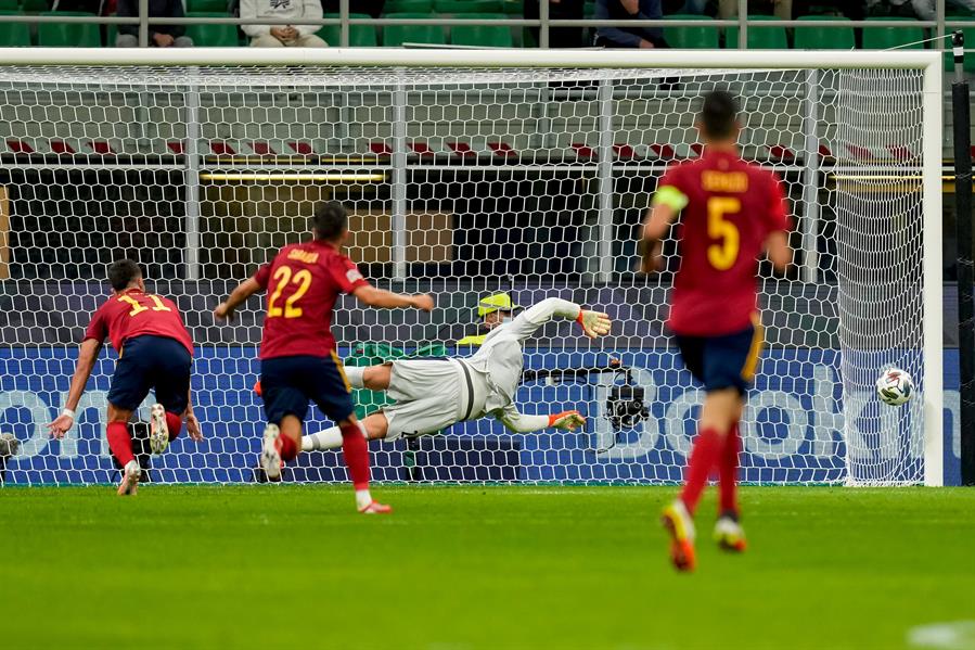 اسبانيا تتأهل لنصف نهائي دوري أمم أوروبا بثنائية أمام إيطاليا 