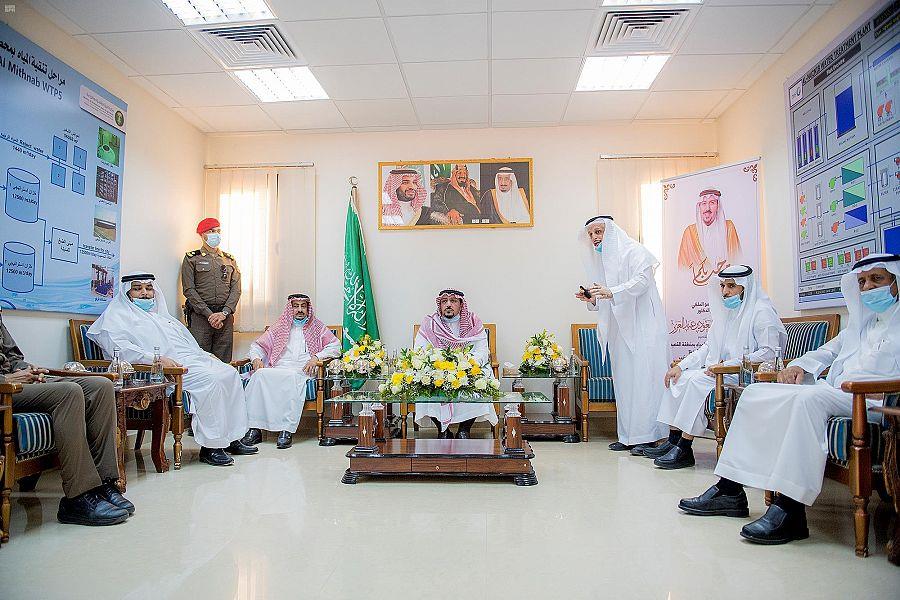 أمير القصيم يدشن عددًا من المشاريع التنموية في محافظة المذنب 