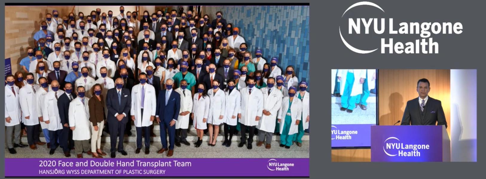 بمشاركة 96 كادرًا طبيًا .. نجاح زراعة وجه ويدين لشاب أمريكي (صور) بمشاركة 96 كادرًا طبيًا .. نجاح زراعة وجه ويدين لشاب أمريكي (صور)