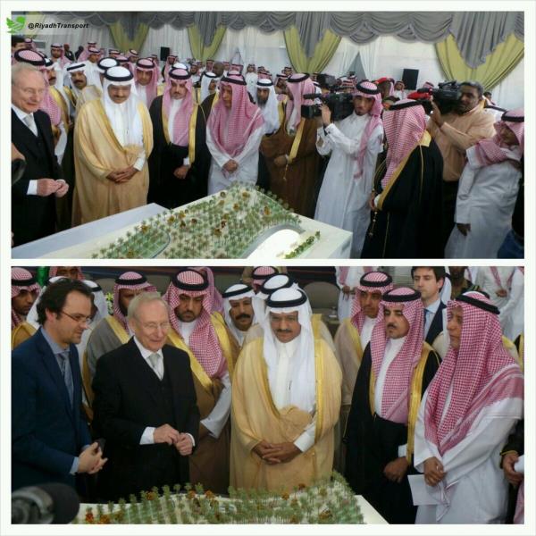 امير الرياض يطلق اعمال مشروع مترو الرياض