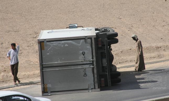 انقلاب شاحنة