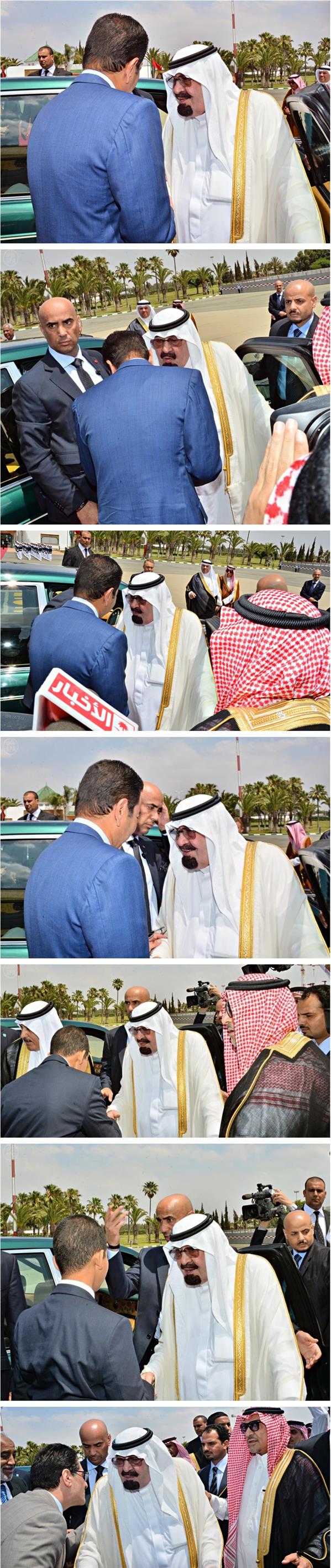 خادم الحرمين الشريفين يغادر الدار البيضاء 