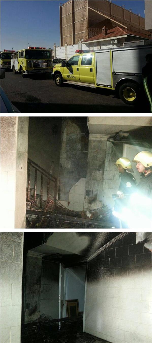 اندلاع حريق في عمارة سكنية