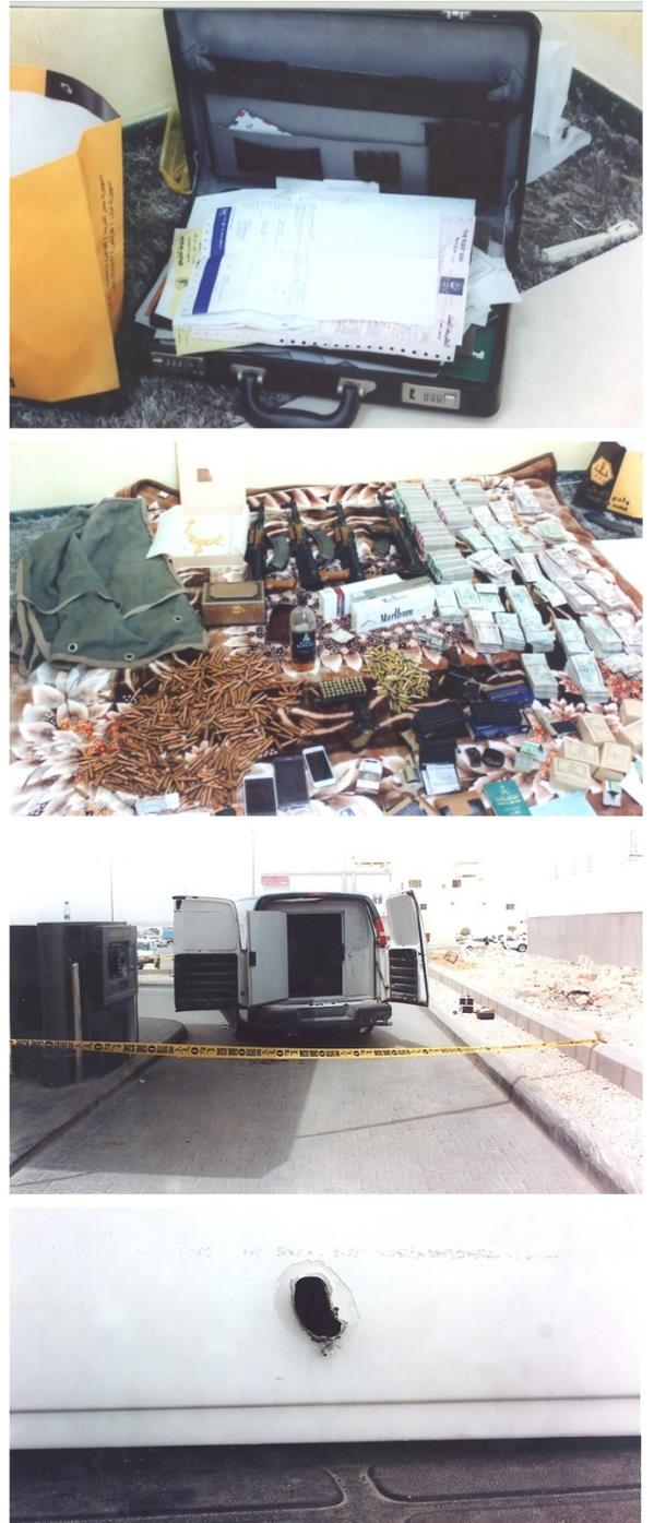 المسروقات التي تم ضبطها