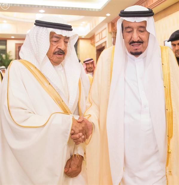  خادم الحرمين الشريفين يستقبل رئيس وزراء مملكة البحرين