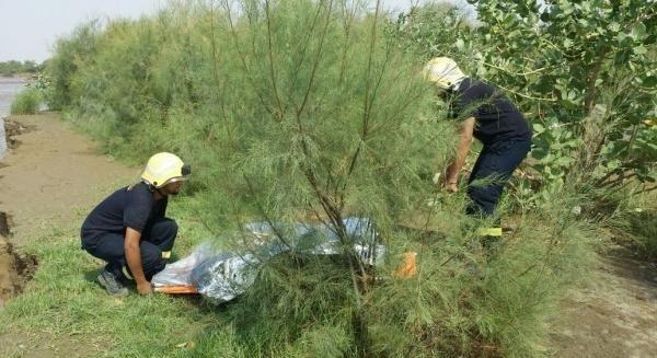 انتشال جثتين مجهولتين