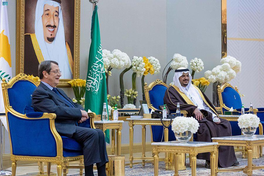 رئيس جمهورية قبرص يصل الرياض