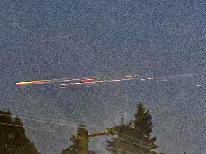 أجسام مضيئة متحركة في سماء الولايات المتحدة تثير رعب السكان 