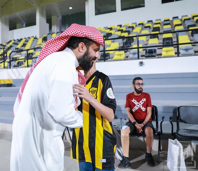 الاتحاد يستقبل مُحارب السرطان سمير بخاري