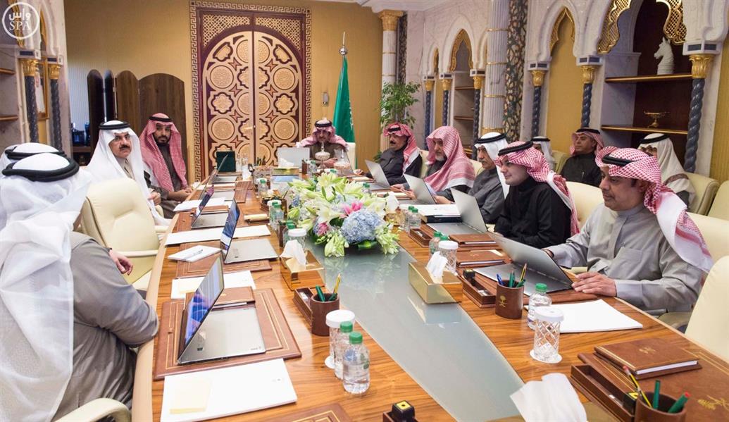 سمو ولي العهد يرأس اجتماع مجلس الشؤون السياسية والأمنية