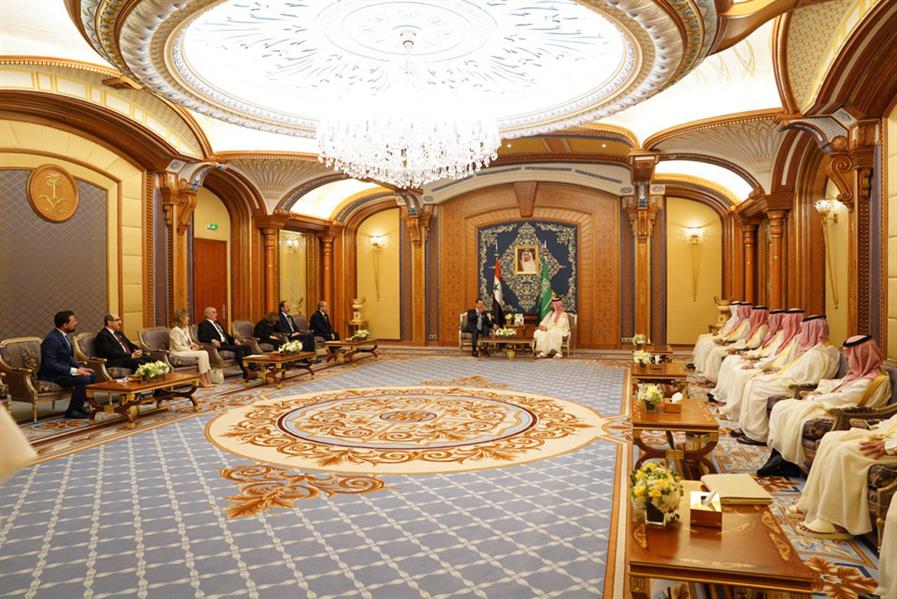 ولي العهد وبشار الاسد 