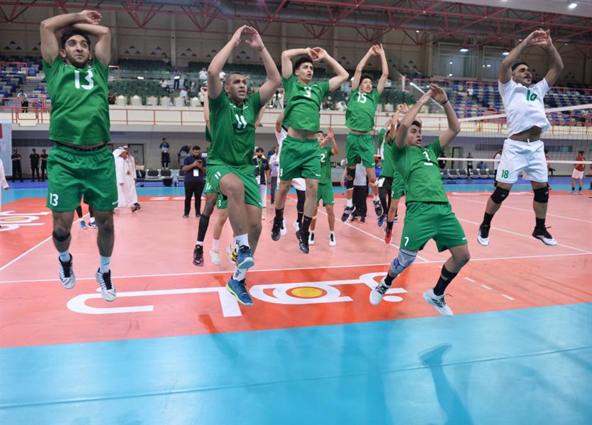 أخضر الطائرة يتأهل لنصف نهائي بطولة غرب آسيا 
