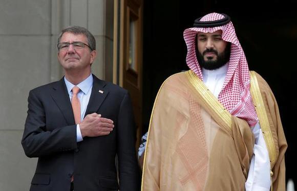 صور من مراسم استقبال الأمير محمد بن سلمان في 