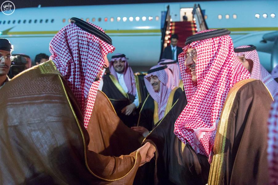 ولي العهد يصل إلى الرياض قادماً من حفر الباطن