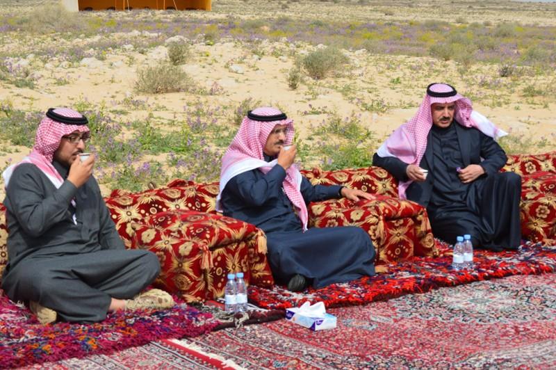 امير الرياض في زيارة للمهندس سعود الدويش