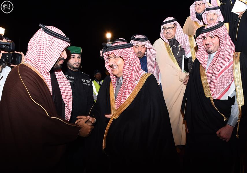 ولي العهد يصل إلى حفر الباطن