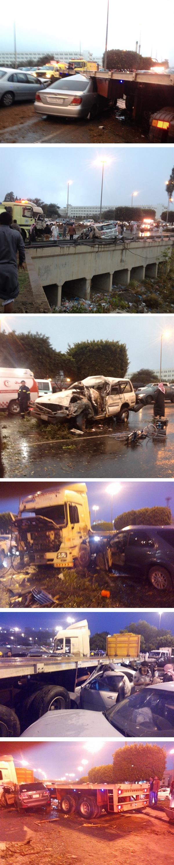 حادث مروري بطريق خميس مشيط أبها حادث مروري بطريق خميس مشيط أبها