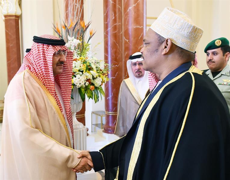 أخبار 24 بالصور ولي العهد يلتقي رئيس جمهورية القمر المتحدة