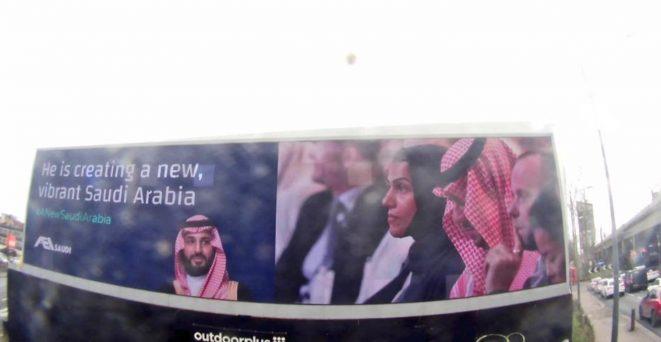 شوارع لندن تتزين بصور ولي العهد ترحيباً بزيارته المرتقبة لبريطانيا