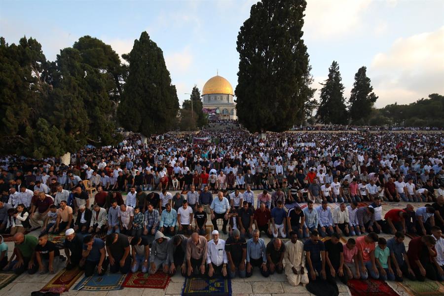 صلاة العيد في المسجد الأقصى صلاة العيد في المسجد الأقصى