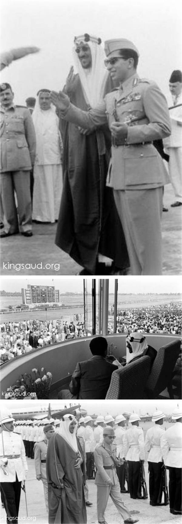 زيارة الملك سعود إلى بغداد عام 1957 زيارة الملك سعود إلى بغداد عام 1957