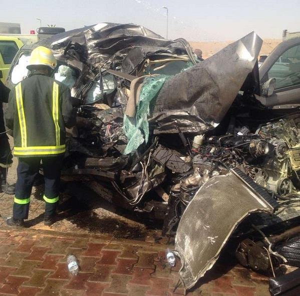 إصابة مواطن ومقيم في  حادث مروع في الرين