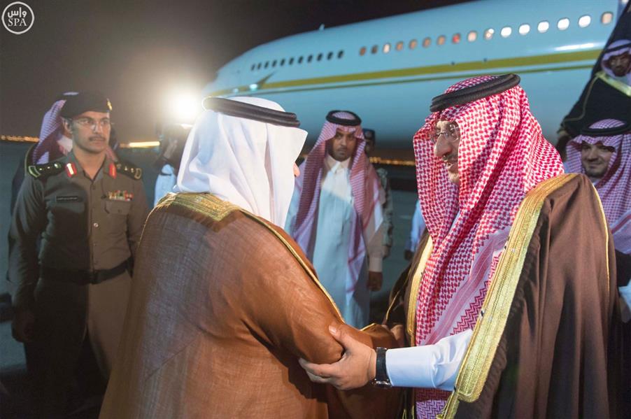 ولي العهد يصل إلى الرياض قادماً من حفر الباطن