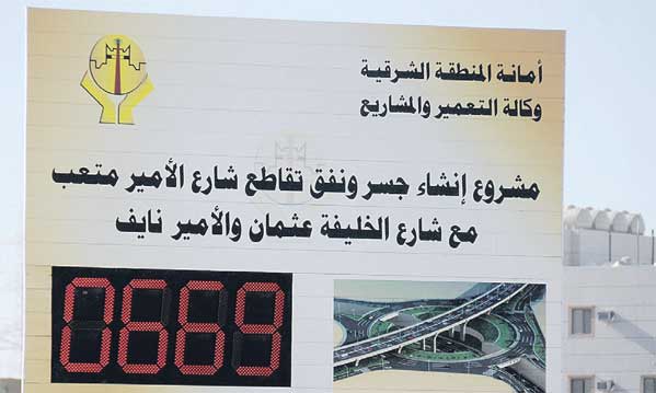 لوحة تنفيذ المشروع تم تغيير موعدها