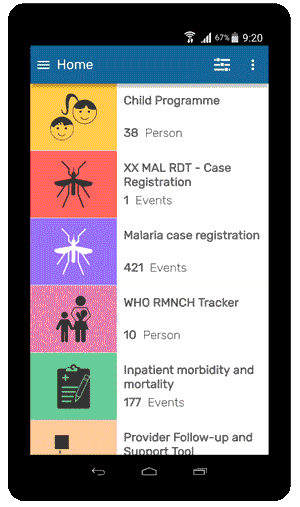 The DHIS2 Android app