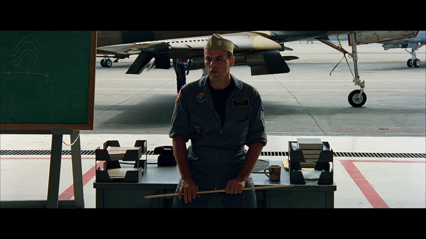 TOP GUN (1986) Rick 'Jester' Heatherly's (Michael Ironside) Flight