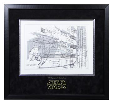 1978 'Supersnipe' Art Gallery Print Display