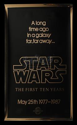 Gold Tenth Anniversary Poster