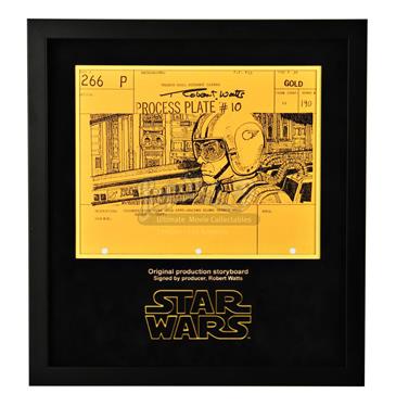 Signed Production Storyboard Display - Gold Lead (Gold 266 P )