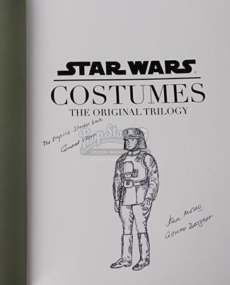 John Mollo-Signed Star Wars Costumes With Costume Design Sketch - General Veers