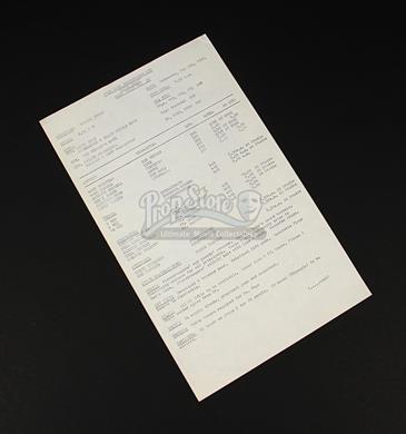 Production-Used Call Sheet - 33