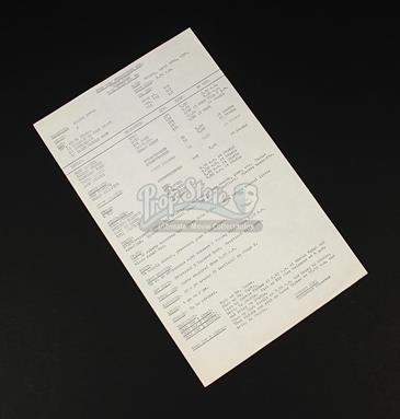 Production-Used Call Sheet - 30