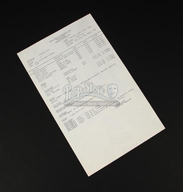 Production-Used Call Sheet - 29