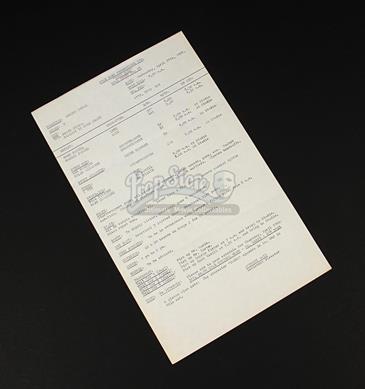 Production-Used Call Sheet - 28