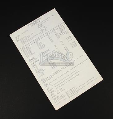 Production-Used Call Sheet - 27