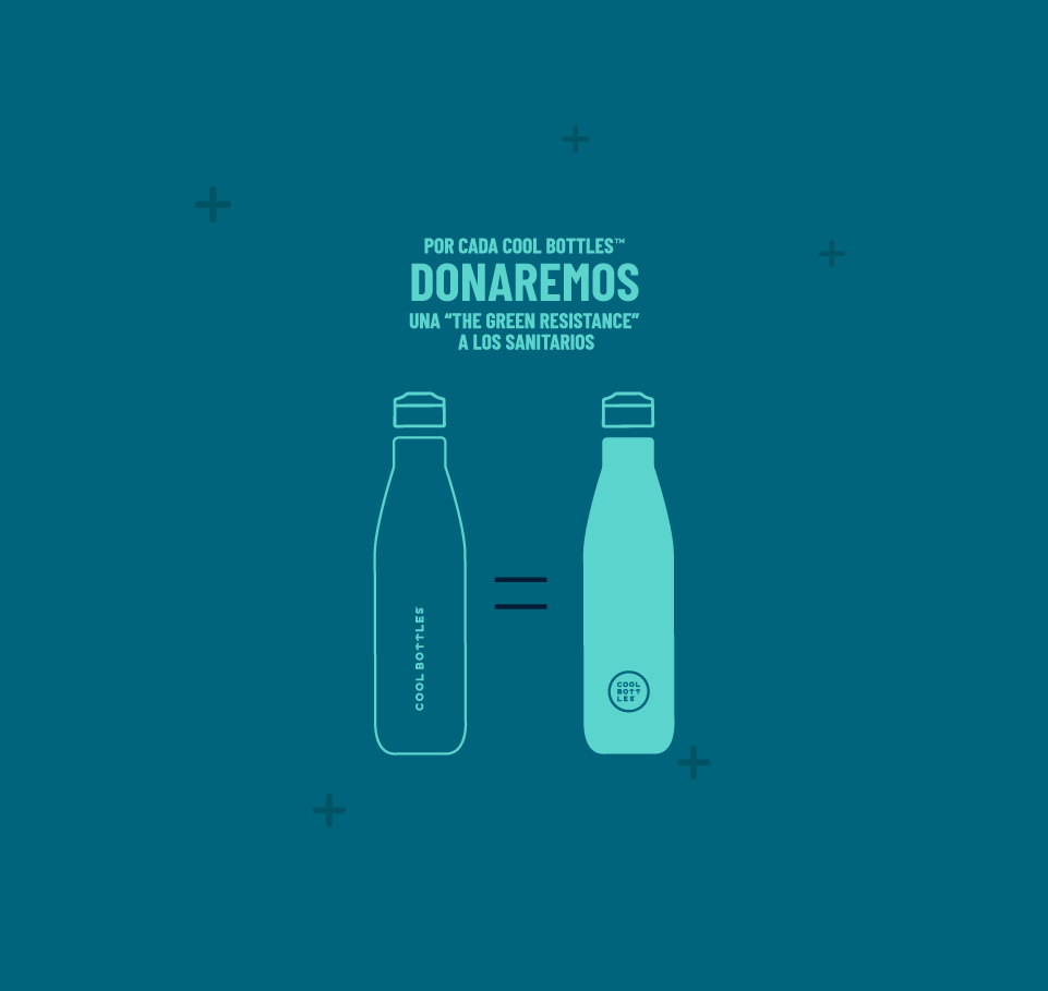 Tú botella de acero inoxidable - The Green Resistance 6