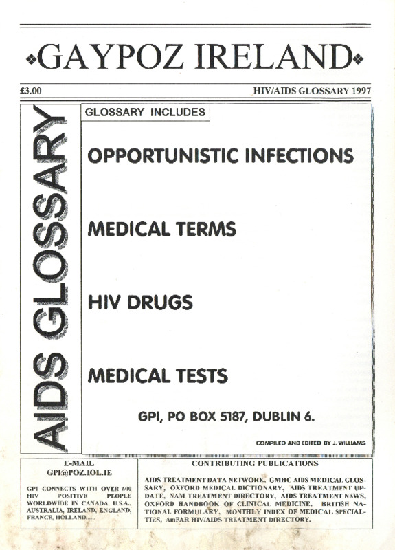 GayPoz Ireland AIDS Glossary Cork LGBT Archive gaypoz-ireland-aids-glossary-cork-lgbt-archive