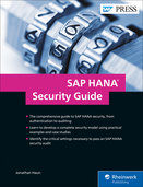 Cover of SAP HANA Security Guide