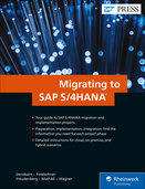 Cover of Migrating to SAP S/4HANA