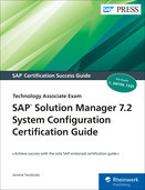 Cover von SAP Solution Manager 7.2 System Configuration Certification Guide